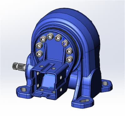 Accionamiento de seguimiento excéntrico