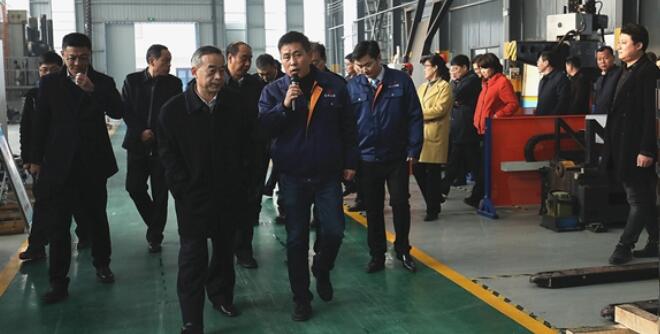  Ma'anshan visita de líderes de la ciudad Jingwei 